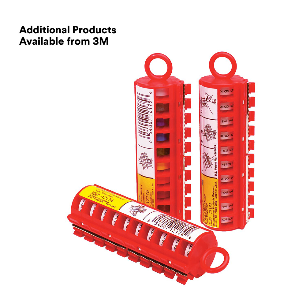 3M ScotchCode Wire Marker Tape Dispenser from GME Supply